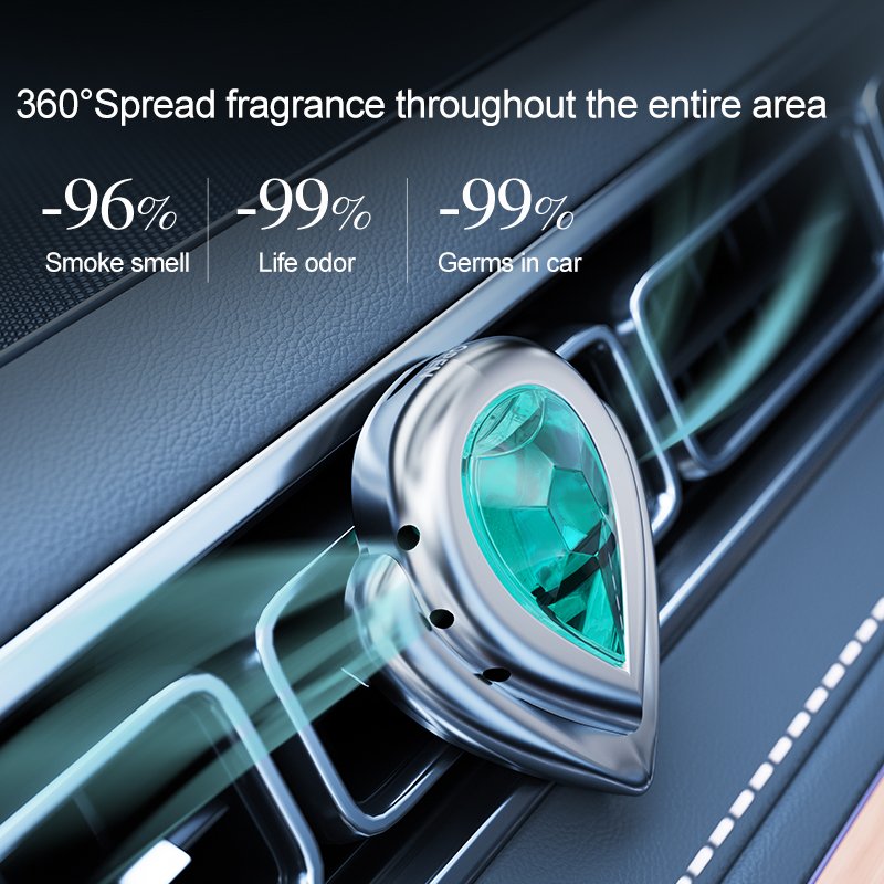 New Car Interior Accessories 2024 Heart Shape Car Air Vent Fresheners Aromatherapy Car Air Purifiers