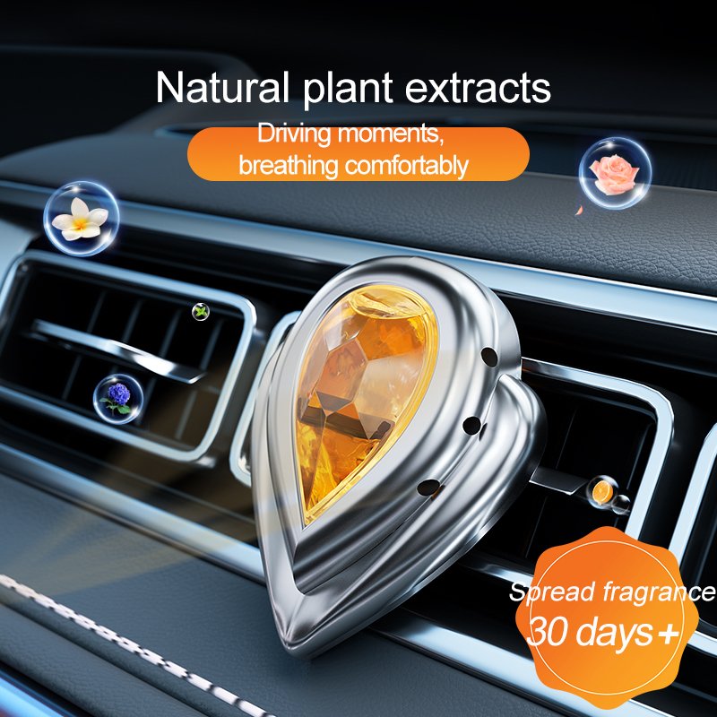 New Car Interior Accessories 2024 Heart Shape Car Air Vent Fresheners Aromatherapy Car Air Purifiers