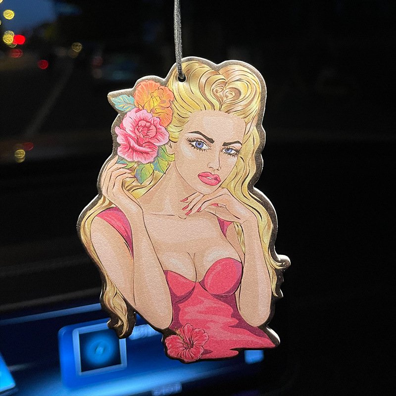 Perfume Custom Logo Car Hanging Air Freshener Card Car Air Fresheners For Cars Custom Logo Scented Card Custom Air Freshener