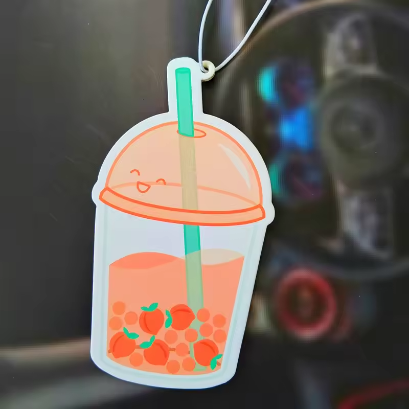 Promotional Double Sided Printed Hanging Air Freshener Custom Scented/Unscented Car Air Freshener Paper