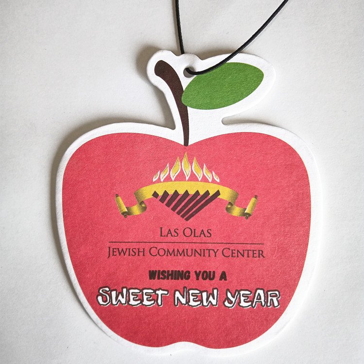 RStar Modern Lasting Aromatherapy Paper Sheet Solid Spray Pendant for Car Air Freshener & Home Cologne Fragrance Customized LOGO