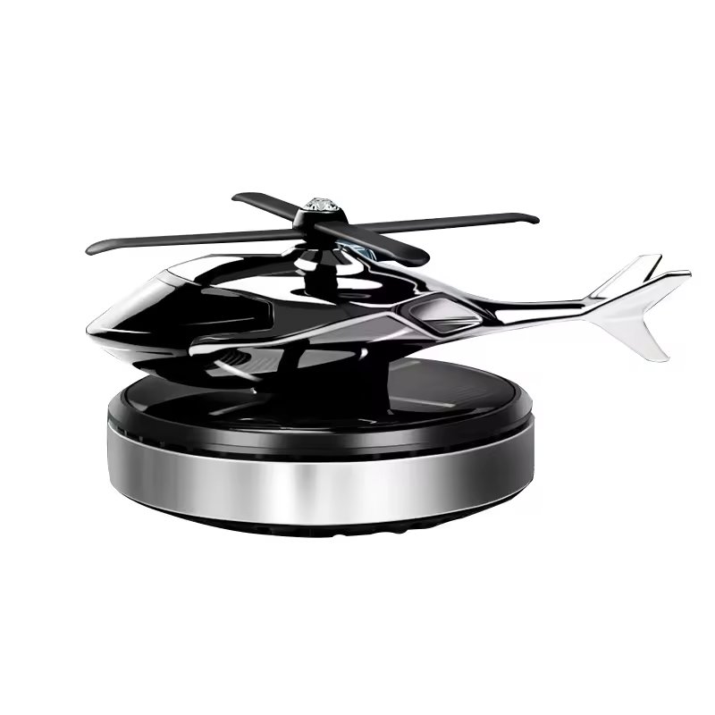 2024 Factory Of Solar Helicopter Car Air Freshener Interior Accessories Propeller Fragrance Deodorant Perfume