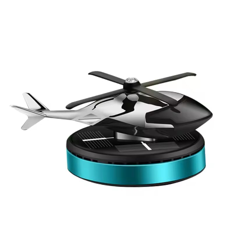 2024 Factory Of Solar Helicopter Car Air Freshener Interior Accessories Propeller Fragrance Deodorant Perfume