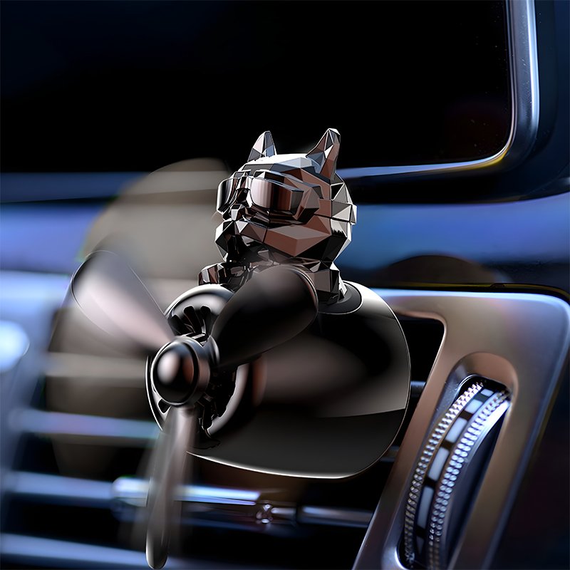 Bear Auto Accesorios Interior Perfume Diffuser Pilot Rotating Propeller Outlet Fragrance Car Air Freshener