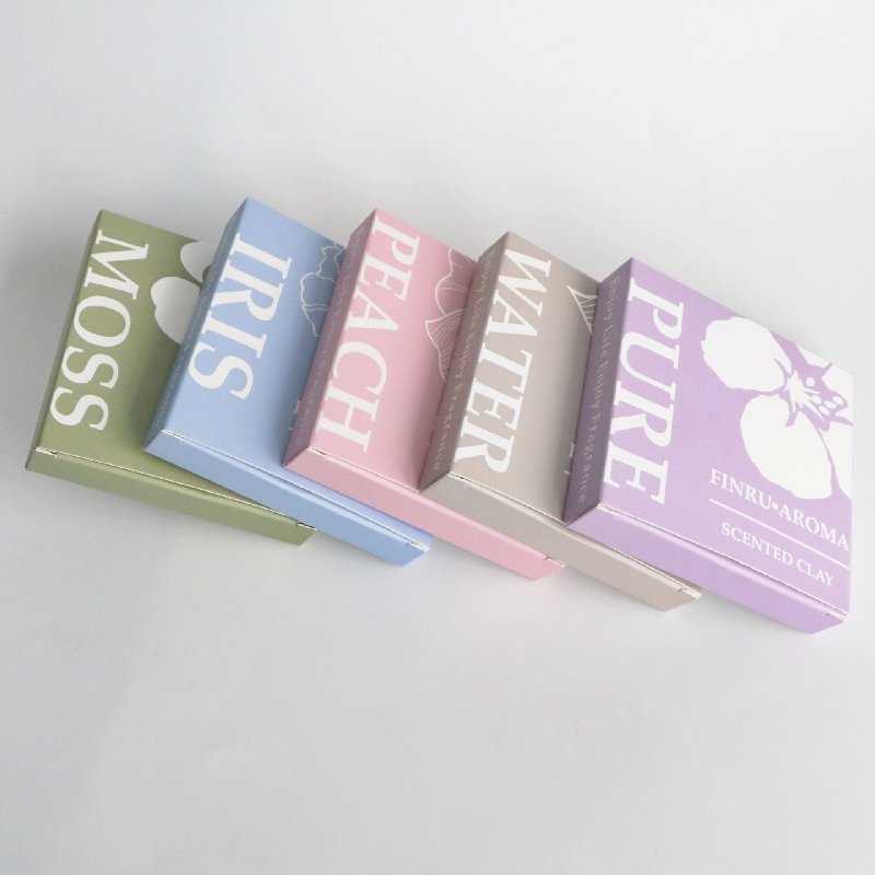 Colored Box Hanging Wardrobe Air Freshener Scented Ceramic Aroma Plaster Porcelain Flower Essential Fragrance Oil Diffuser