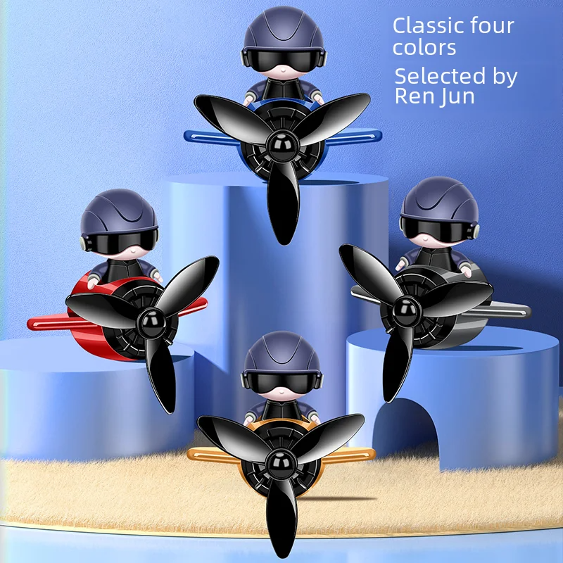 Car Perfume Air Conditioner Air Outlet Aromatherapy Cartoon Astronaut Decoration Air Freshener To Remove Odor Holiday Gift
