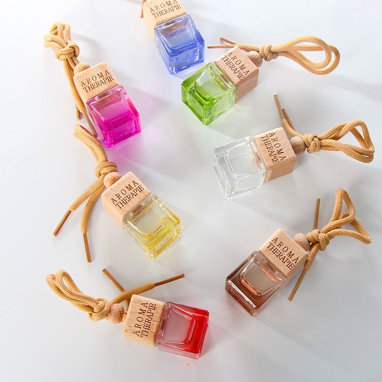 Wholesale car air fresheners Aroma diffusers Reed Diffuser car perfume glass bottles diffusers car air freshener