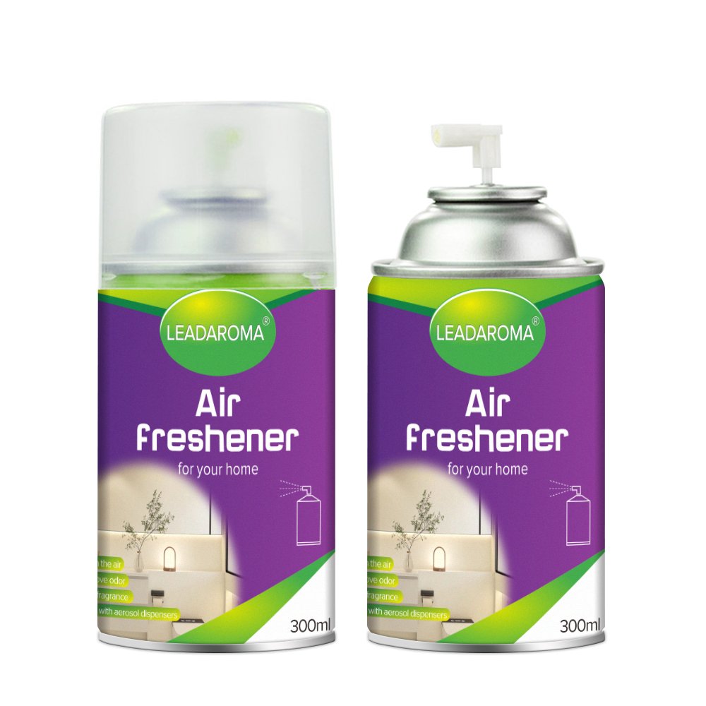 300ml Eco-friendly deodorant long lasting air freshener automatic spray refill for aerosol dispenser