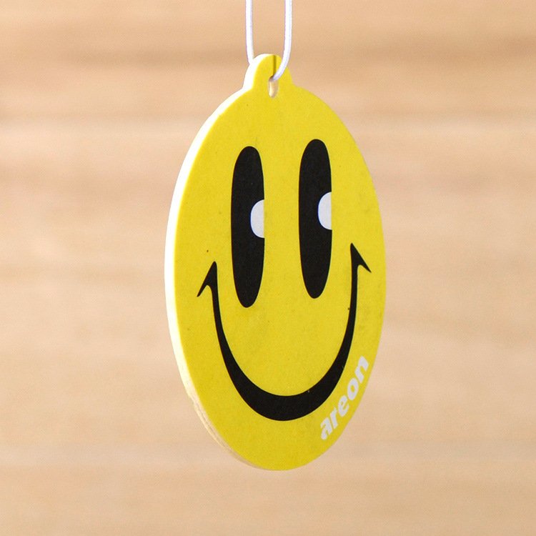 Custom LOGO hanging car paper air freshener Car fragrance scent Absorbent paper card board aroma scent for car