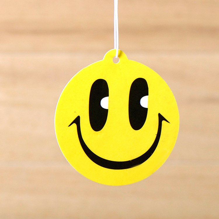Custom LOGO hanging car paper air freshener Car fragrance scent Absorbent paper card board aroma scent for car