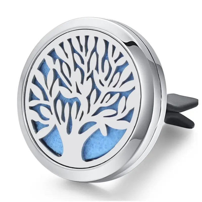 Any shape and design available car essential oil diffuser luxury metal vent clip scent car air freshener