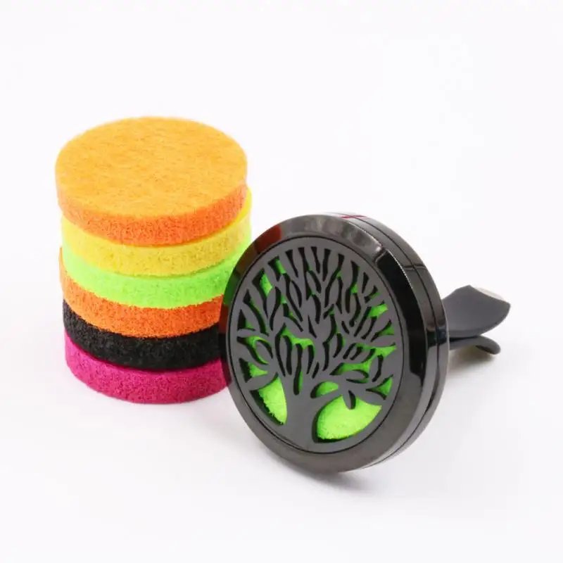 Any shape and design available car essential oil diffuser luxury metal vent clip scent car air freshener