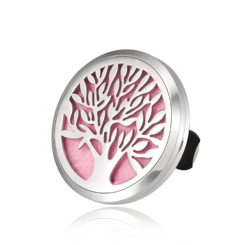 Any shape and design available car essential oil diffuser luxury metal vent clip scent car air freshener