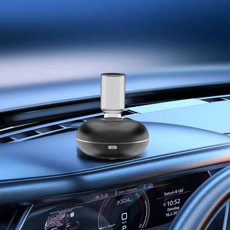 Inverted Automatic Induction Aroma Machine Rechargeable Scented Car Freshener Waterless Bubble Scent Diffuser with Essential Oil