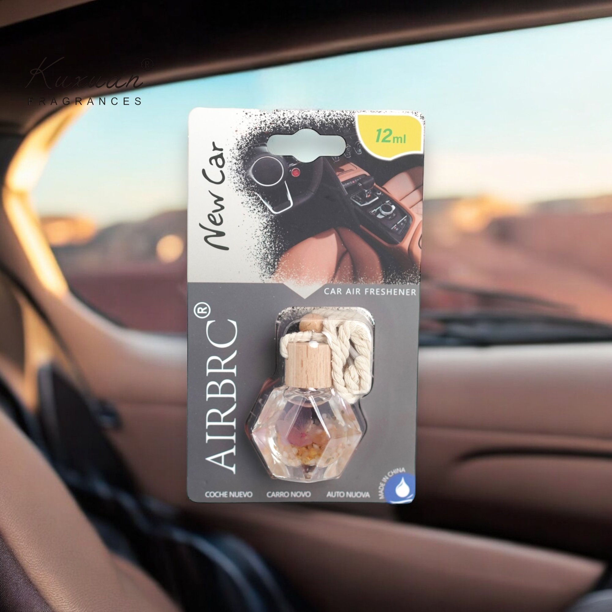 12ml New Flavour Car Air Freshener Gift With Hanger Rope For Car Dry Flower