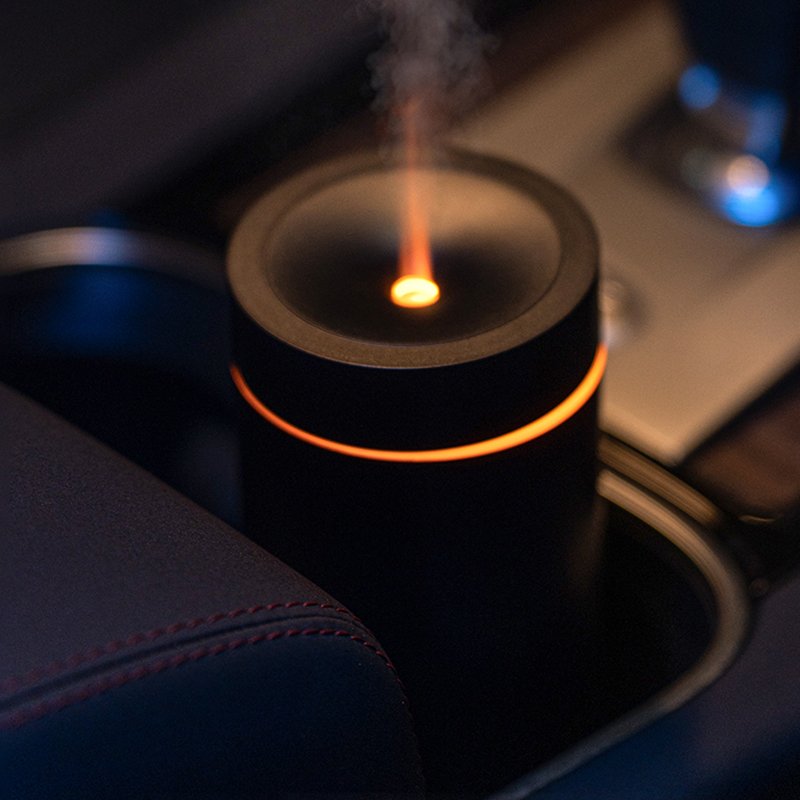 100ml Ambient Lighting Air Freshener Fragrance Perfume Flame Electric Humidifier Essential Oil Fire Car Aroma Diffuser For Car