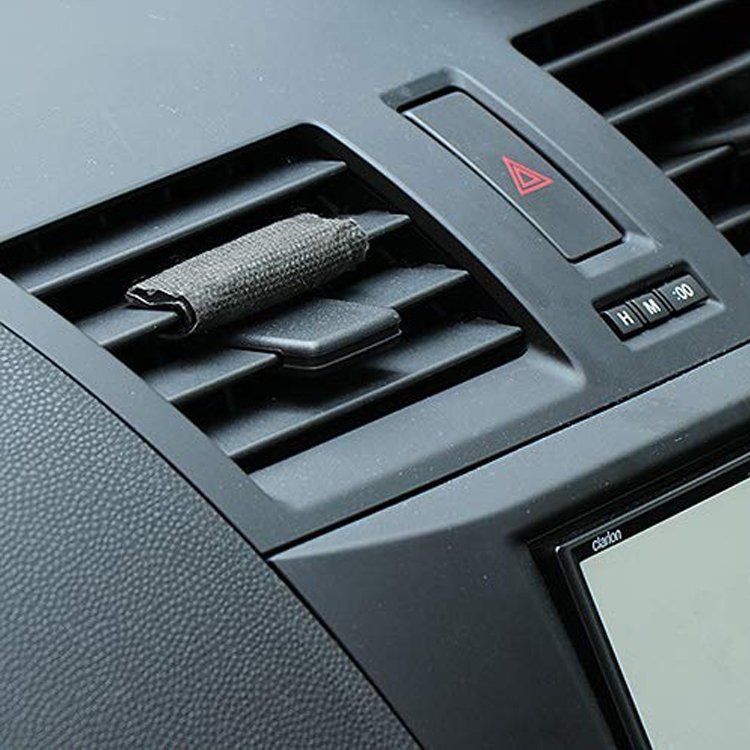 4 Packs Slip on Vent Blade Provides Long-Lasting Scent Rectangle Little Trees Car Vent Wrap Air Freshener