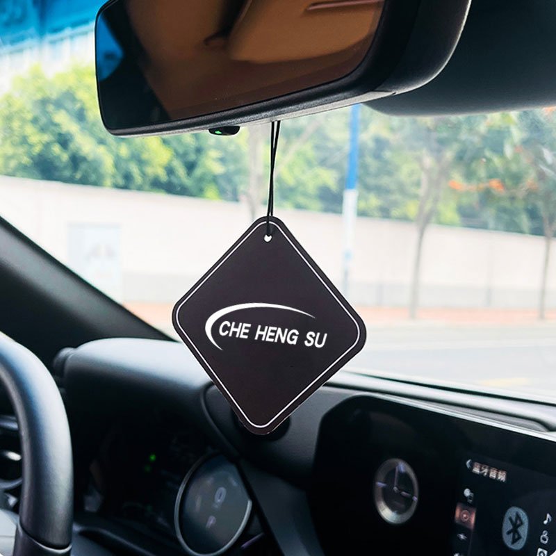 OEM Customized Car Air Freshener Paper Hanging Cologne Fragrance Long lasting Light Fragrance Sealed Packaging Decoration