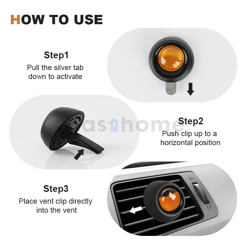 Masthome OEM/ODM Air Refresher Aromas Essential Oil Diffuser Car Perfume Custom Car Air Freshener Vent Clip