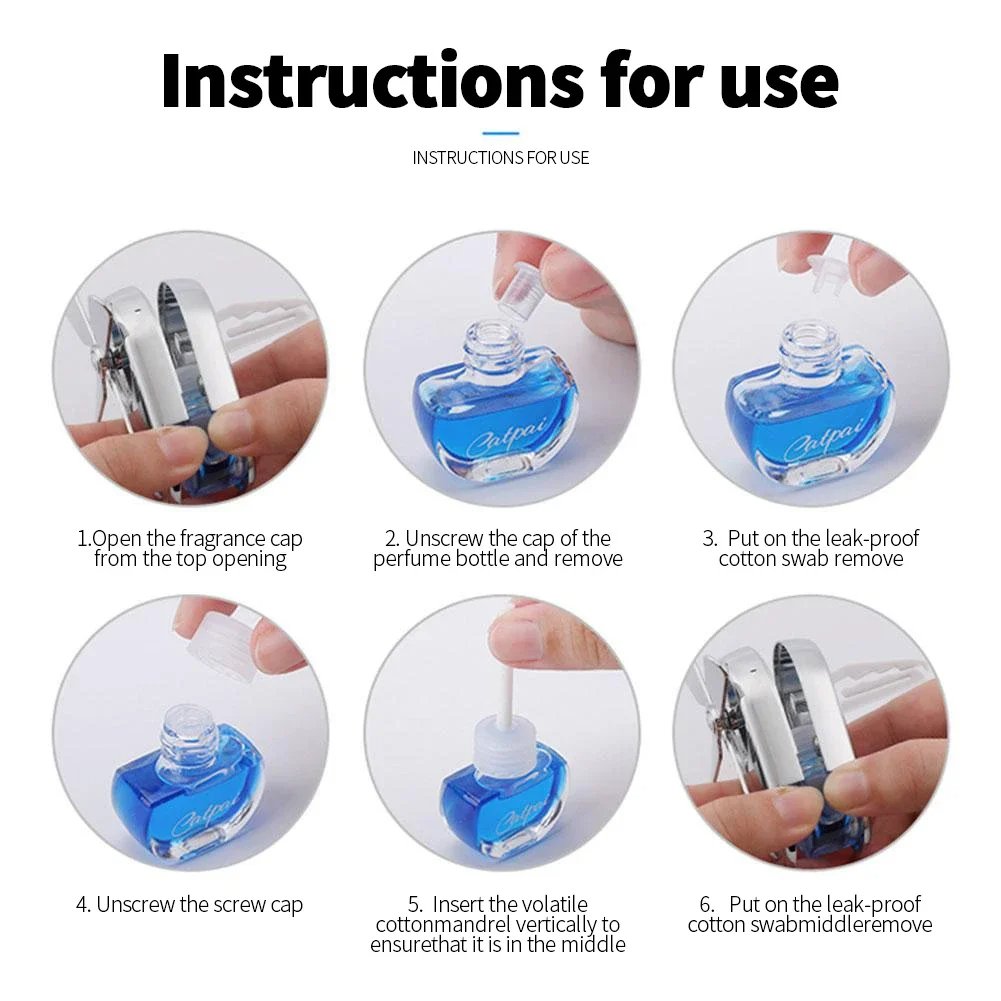 Air outlet rotating fragrance spot four leaf windmill car perfume car decoration car fragrance
