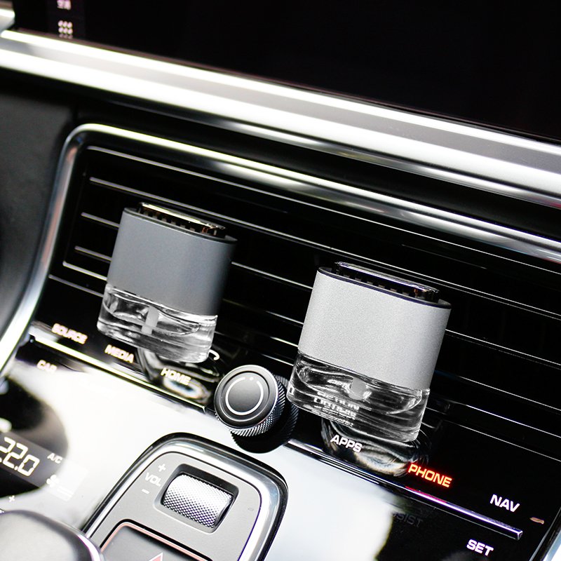 Mini Car Scent Diffuser Custom Air Vent Clip Fragrance Empty Car Perfume Bottle Customize Luxury Car Air Freshener