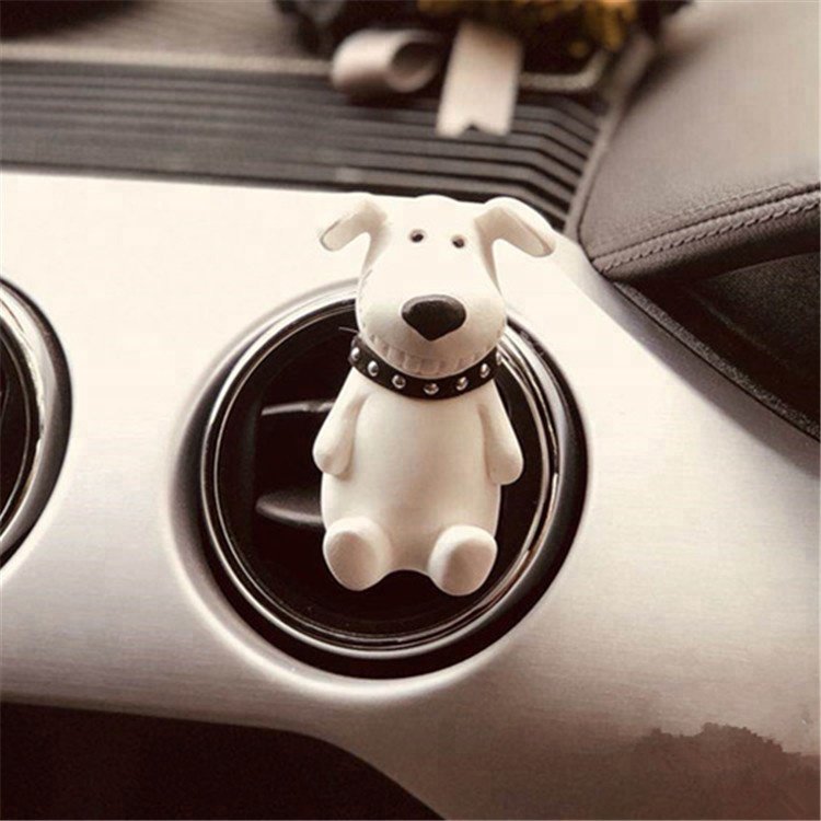 Ceramic Bear Shaped Home Decoration Scented Porcelain Car Vent Clip Perfume Essential Oil Aroma Fragrance Air Freshener