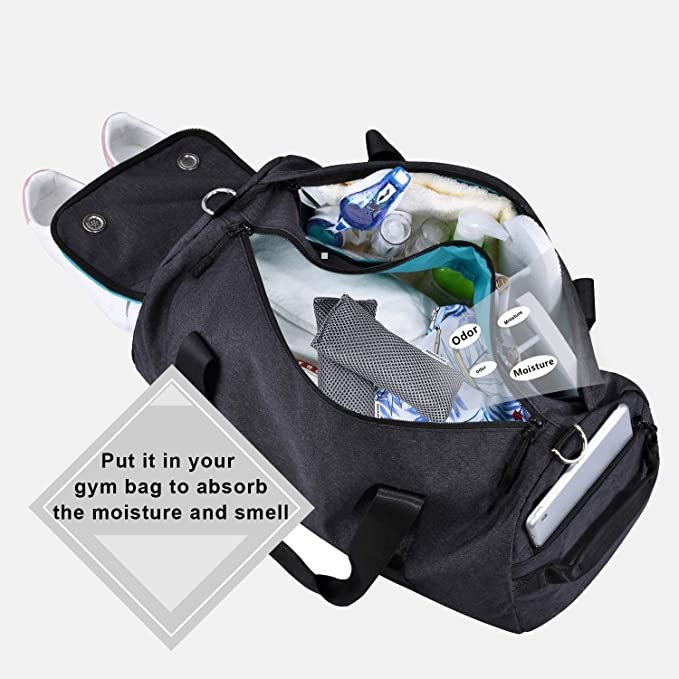Breathable Mesh Fabric Bamboo Charcoal Shoe Deodorizer Air Purifying Bag Shoe Odor Absorber