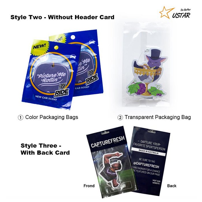 Factory Direct Price Cheap Wholesale Custom Logo Car Air Hanging Freshener Long Lasting Paper Car Air Freshener