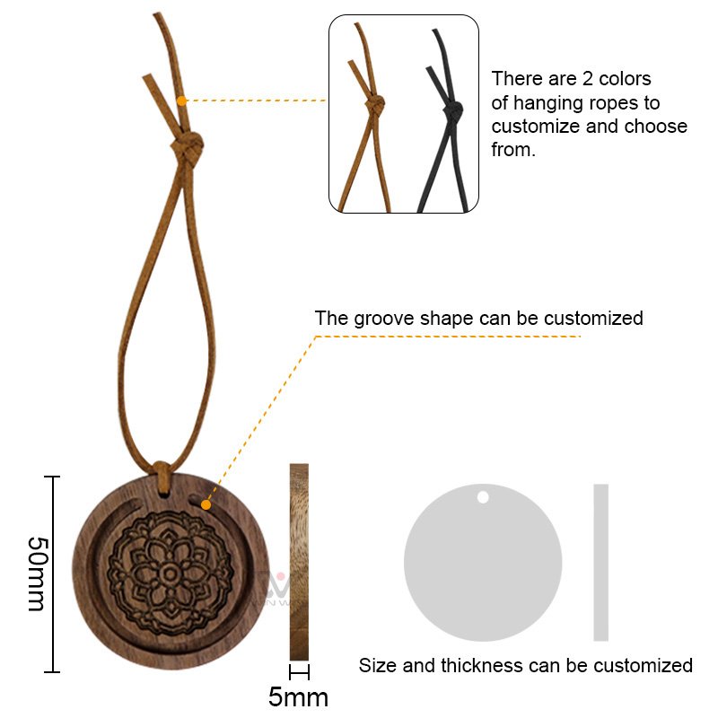 Car Freshener Perfume Hanging Car Interior Decoration Enhancing Interior Air Quality and Aesthetics Essential Oil Diffuser