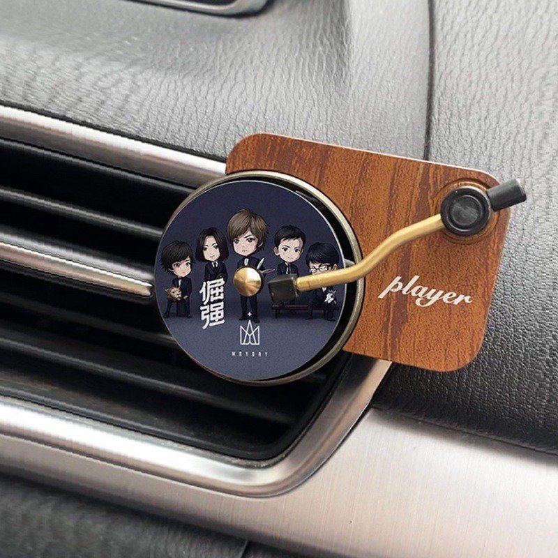 Personalized Car Air freshener record player car clip fragrance diffusers clip