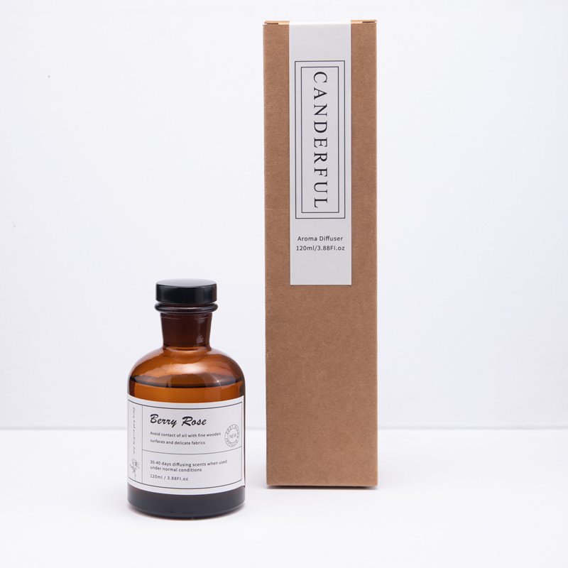 Private Label Scent Diffuser Custom Home Fragrance Diffuser glass bottle stick essential oil scented reed diffuser