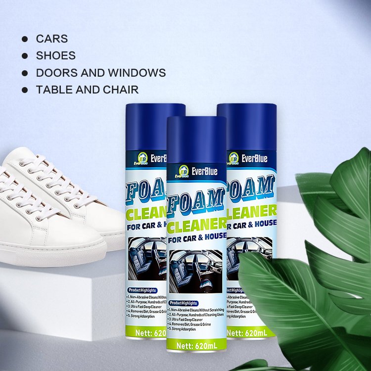Car Cleaning Spray Car And House Multi-Purpose Foam air freshener 620ml