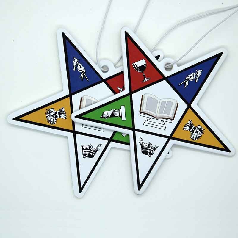 Custom Car Air Freshener Diffuser Car Air Freshener Cotton Paper Customized Shape and Scents Hanging Air Freshener Tablets