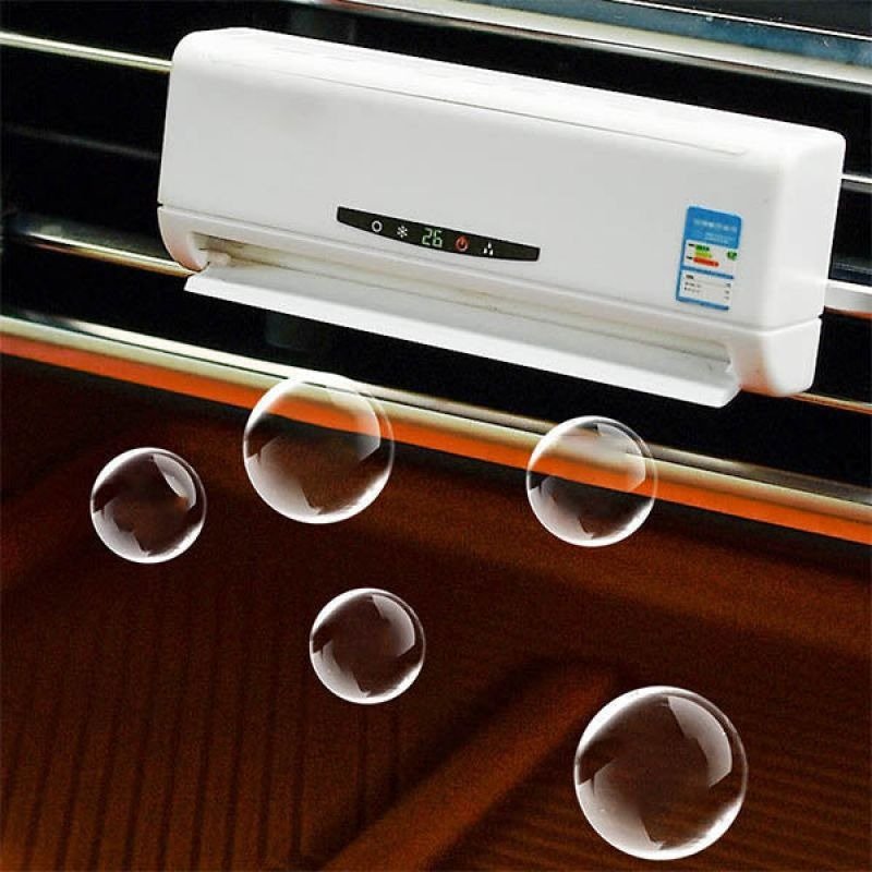New Design Air Conditioner Shape Solar All Scents Refresh Car Air Fragrance Luxury Car Air Freshener Custom Logo
