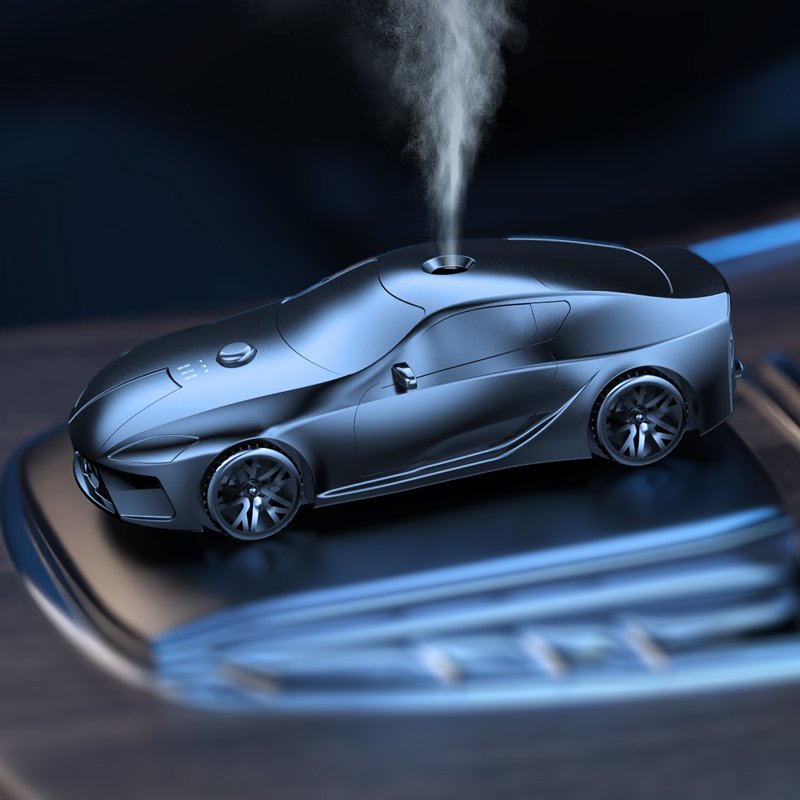 Wholesale Factory Luxury Propeller Helicopter Car Design Car Perfume Solar Perfume Diffuser Solar Rotating Car Freshener