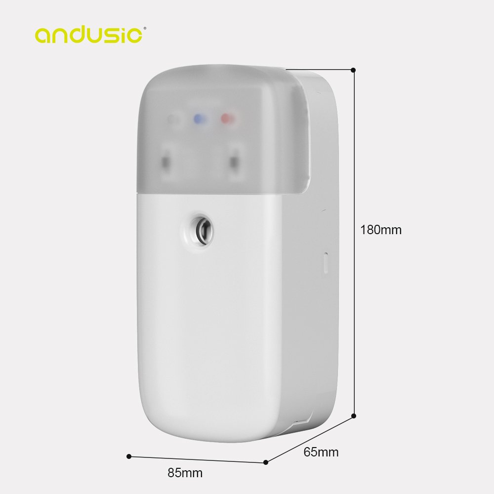 No Water Fragrant Oil 168ml Battery Operated Aroma Diffuser Home Air Freshener & Hotel Use US Plug 1-Year Warranty
