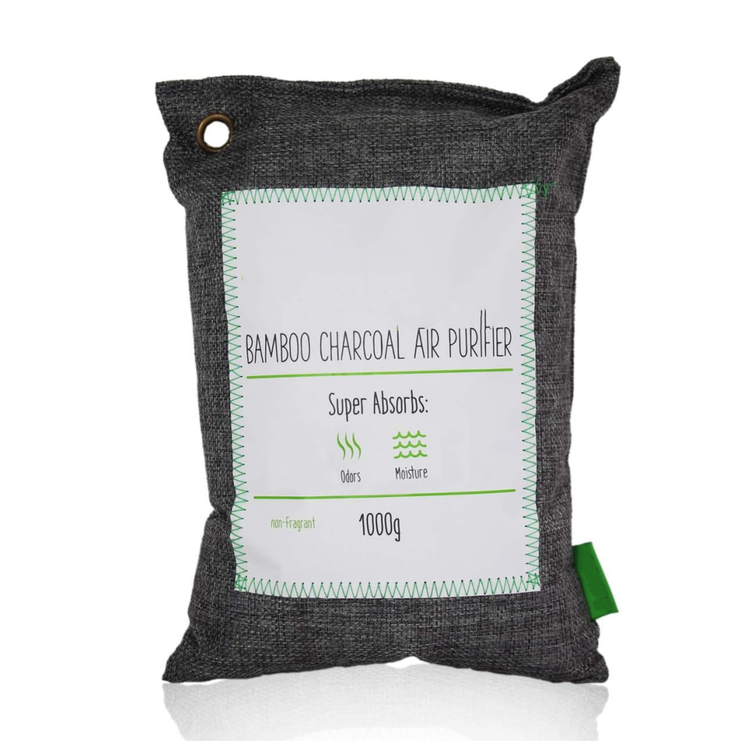 1000g Large Bamboo Charcoal Air Purifier Bag - Car Deodorizer/Car Freshener - Remove Odor