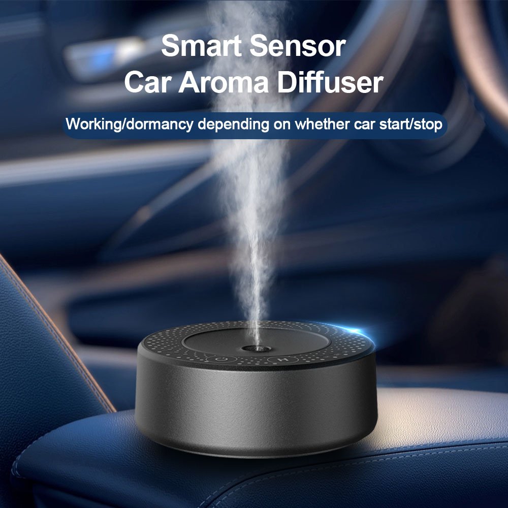 2024 Car Fragrance Machine USB Car Aroma Diffuser for Essential Oils Rechargeable Car Air Purifier and Freshener