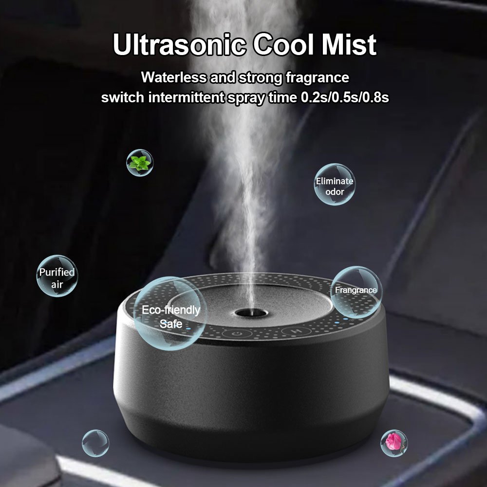2024 Car Fragrance Machine USB Car Aroma Diffuser for Essential Oils Rechargeable Car Air Purifier and Freshener