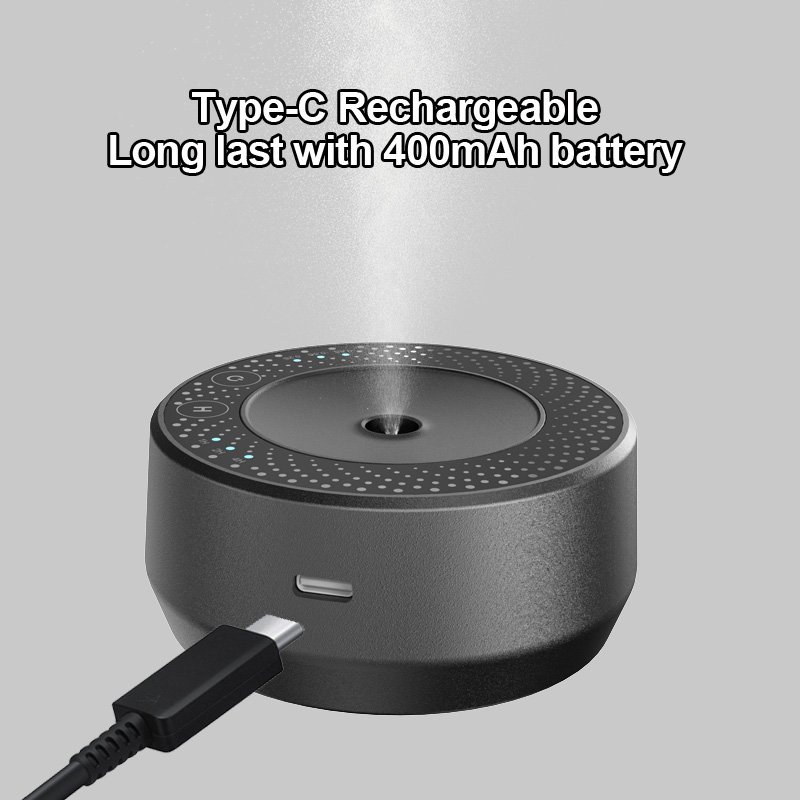 2024 Car Fragrance Machine USB Car Aroma Diffuser for Essential Oils Rechargeable Car Air Purifier and Freshener