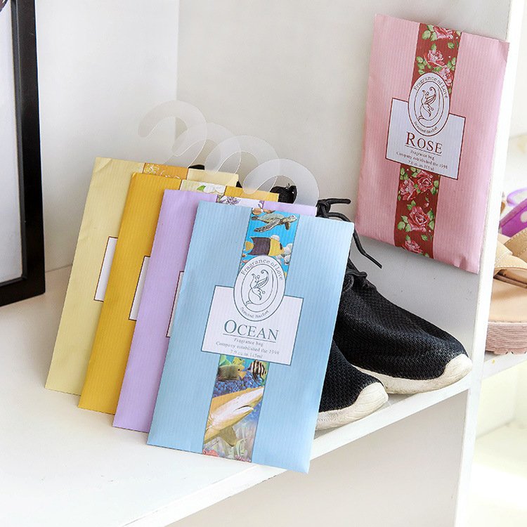 Hot Selling High Grade Long Last Fragrance Hanging Scented Clothes Car Air Freshener Eva Scented Lasting Hanging Sachet
