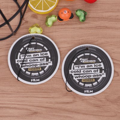 Cheap wholesale paper car perfume make your own logo air freshener with long card