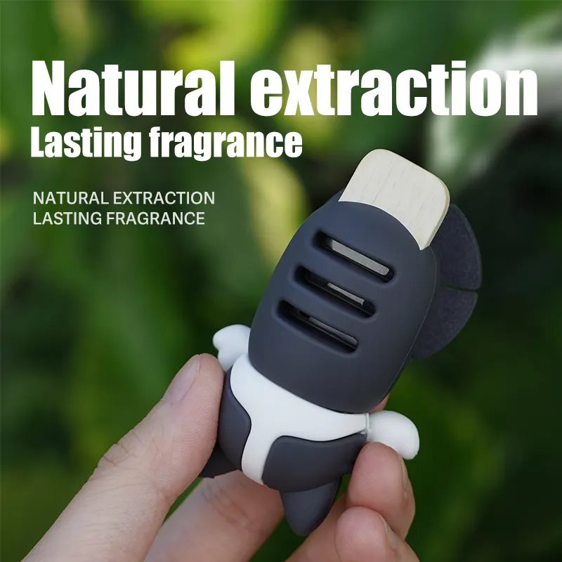 Cute Anime Car Rear View Mirror Aromatherapy Car Perfume Diffuser Decorations Air Freshener