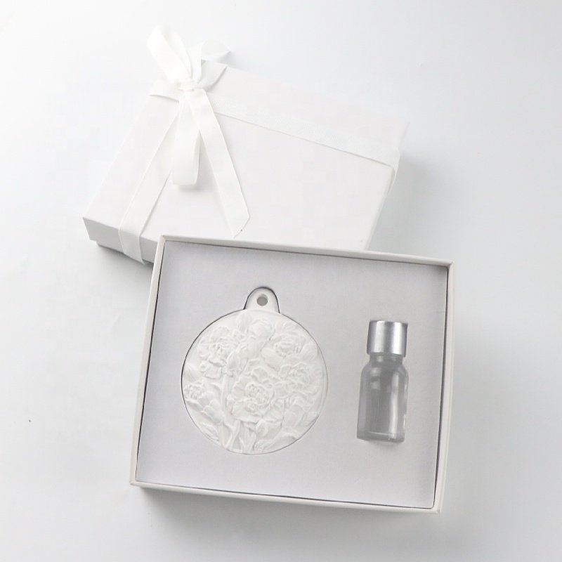Wardrobe Car Air Freshener Aromatherapy Decoration Pendant Handmade Scented Ceramic Stone Fragrance Aroma Porcelain Oil Diffuser