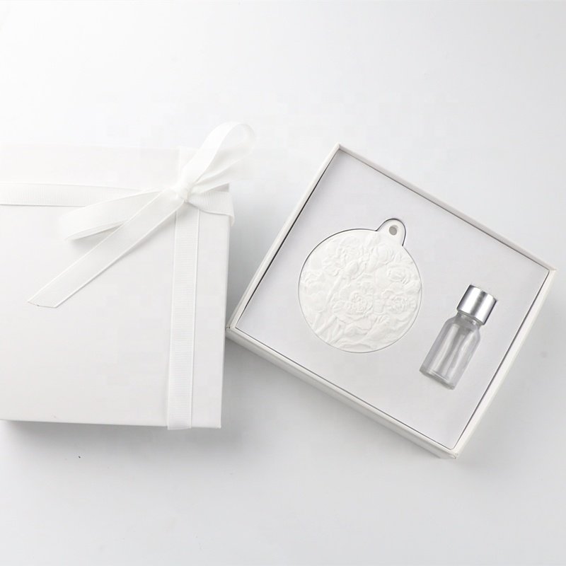 Wardrobe Car Air Freshener Aromatherapy Decoration Pendant Handmade Scented Ceramic Stone Fragrance Aroma Porcelain Oil Diffuser