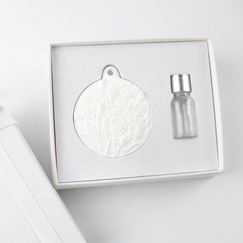 Wardrobe Car Air Freshener Aromatherapy Decoration Pendant Handmade Scented Ceramic Stone Fragrance Aroma Porcelain Oil Diffuser