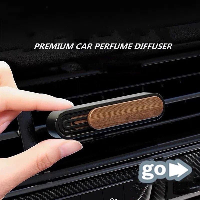 Wooden mini car aromatherapy car perfume ornaments car supplies