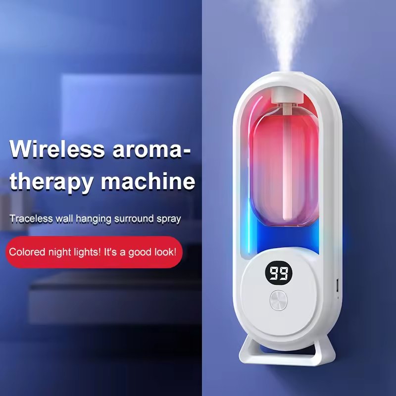 Factory price Home Essential oil Aromatherapy Fragrance Rechargeable Digital Display Smart Air Freshener Aroma Diffuser