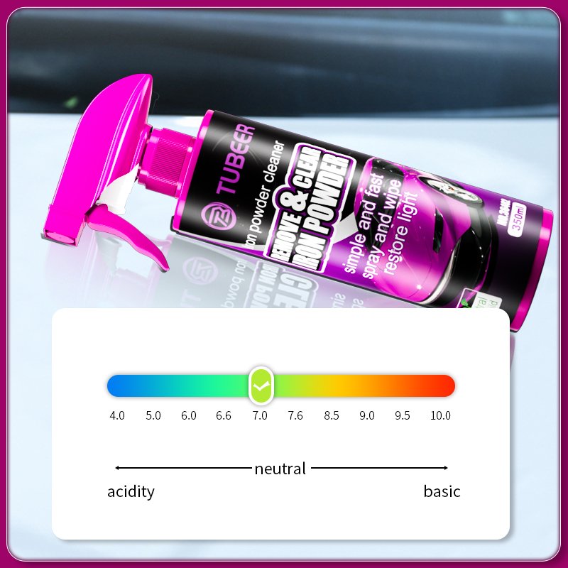 350ml OEM auto cleaner remove stains rust iron remover for Car Care Products Iron Rust Remover Cleaning Spray