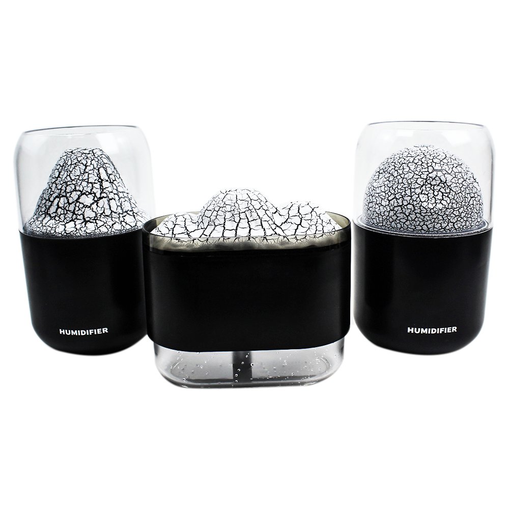 Volcano Humidifier USB Home Car Atmosphere Light Humidifier 300ML Car Air Freshener